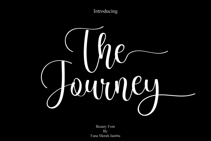 The Journey Font Download