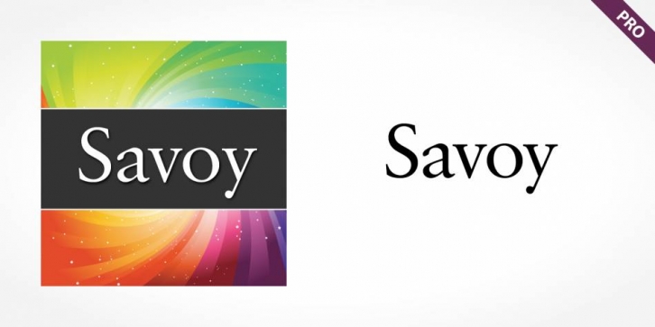 Savoy Pro Font Download