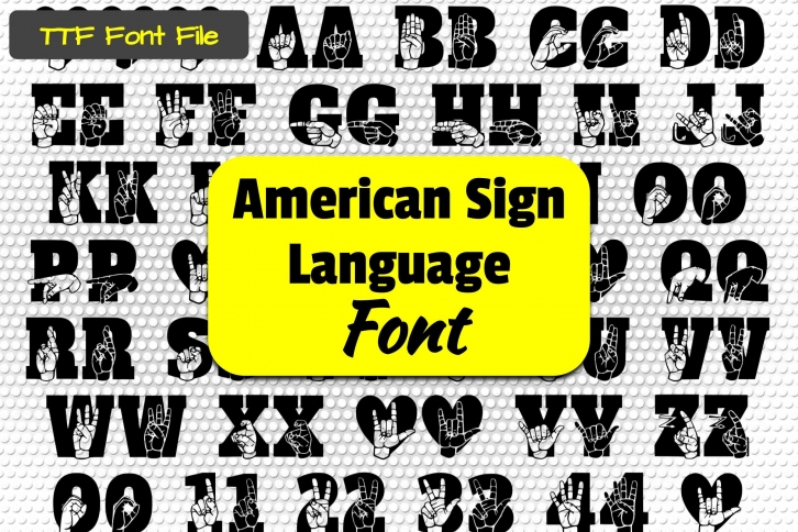 Able Lingo ASL 4 Font Download