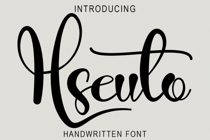 Hseuto Font Download