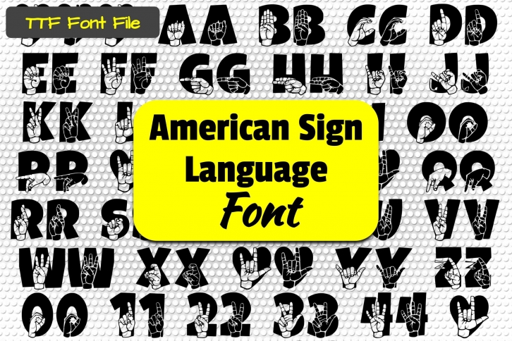 Able Lingo ASL 2 Font Download
