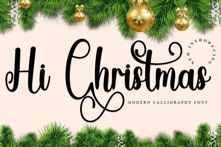 Hi Christmas Font Download