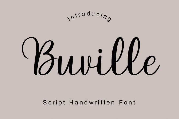 Buville Font Download