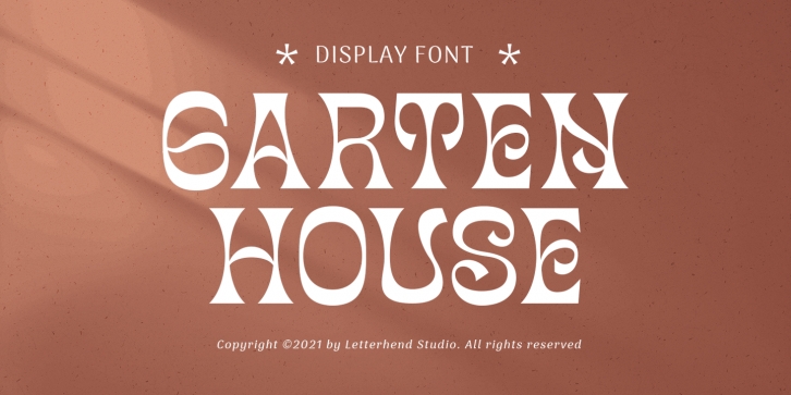 Garten House Font Download