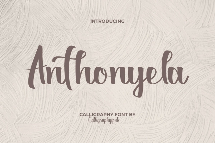 Anthonyela Font Download