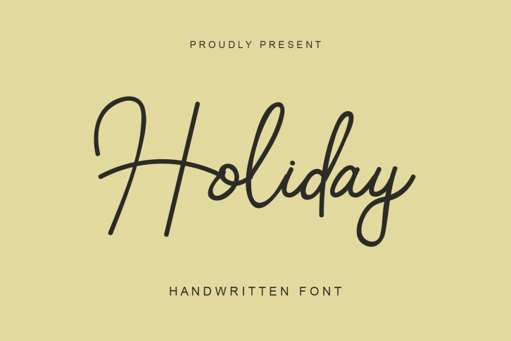 Holiday Font Download