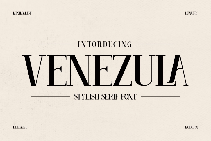 VENEZULA Modern Serif Font Download