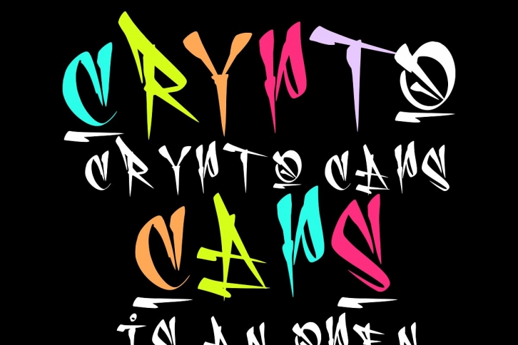 CRYPTO CAPS Font Download