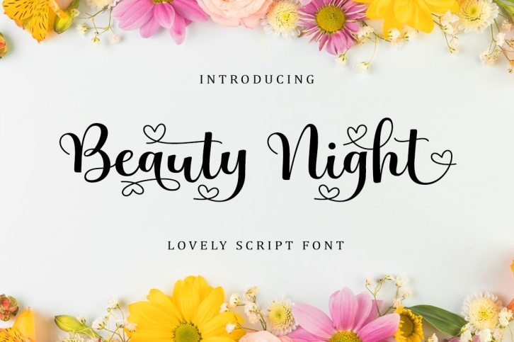 Beauty Night Script Font Download
