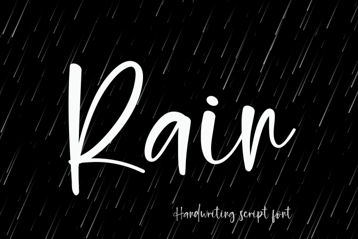 Rain Font Download
