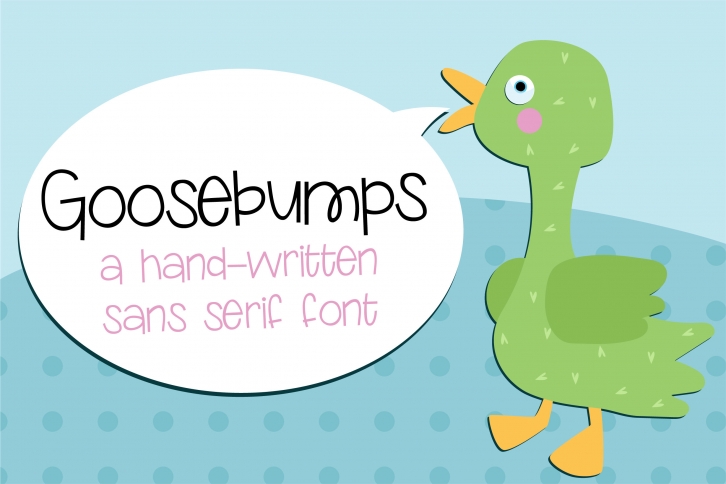 Goosebumps Font Download