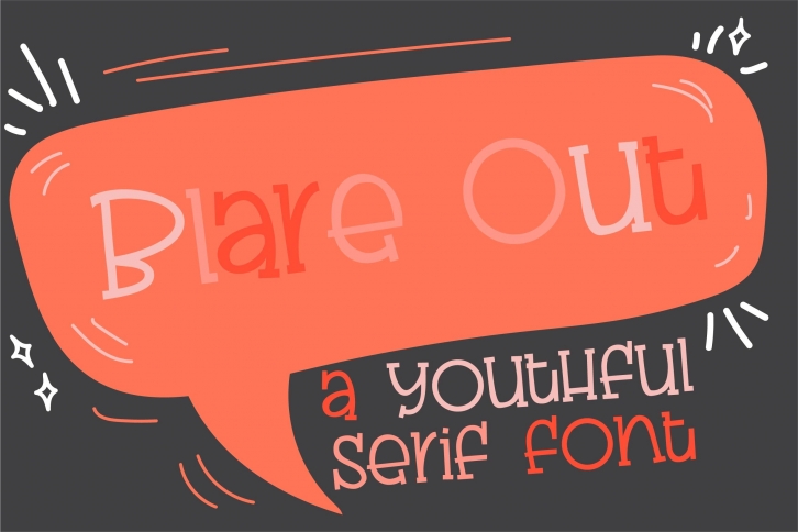 Blare out Font Download