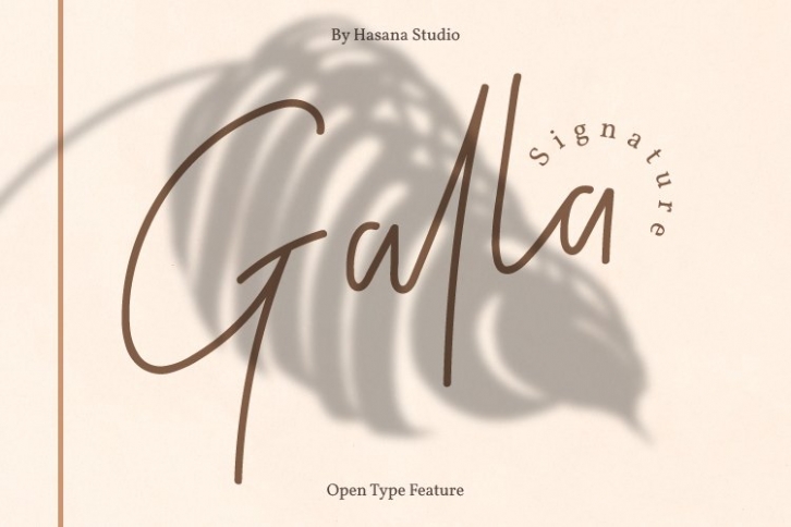 Galla Signature Font Download