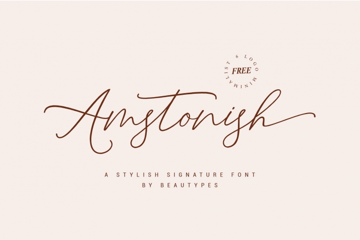 Amstonish Signature Font Download