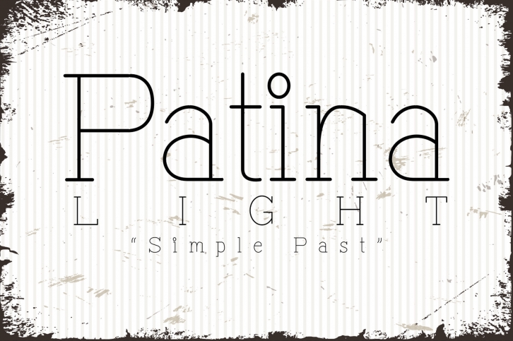 Patina Light Font Download