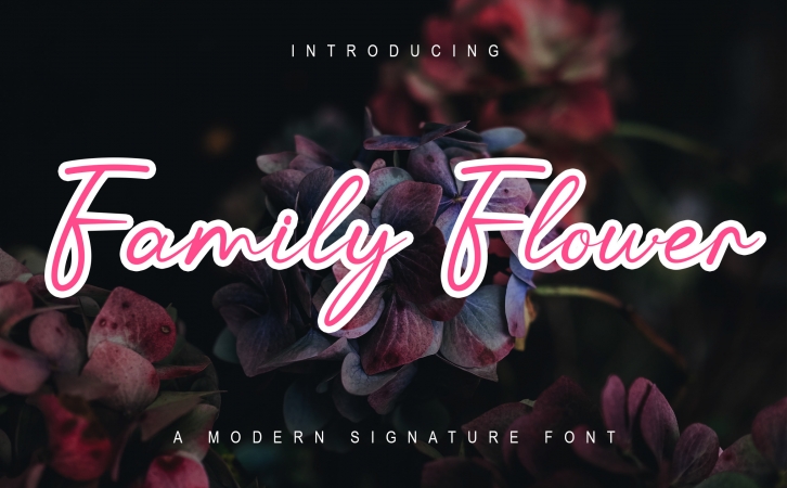 Family Flower Font Download