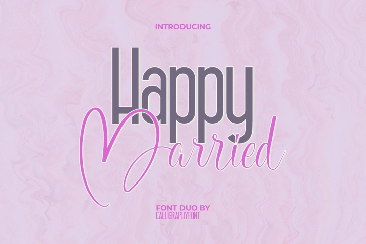 Happy Married Font Download
