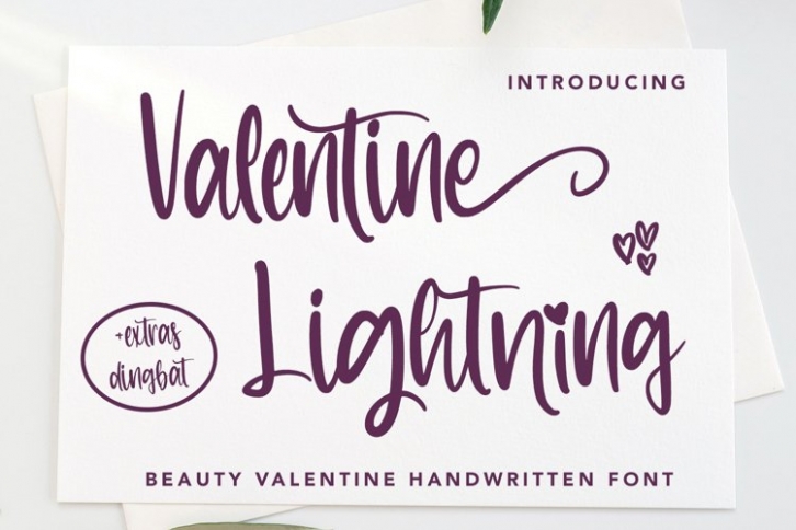 Valentine Lightning Font Download