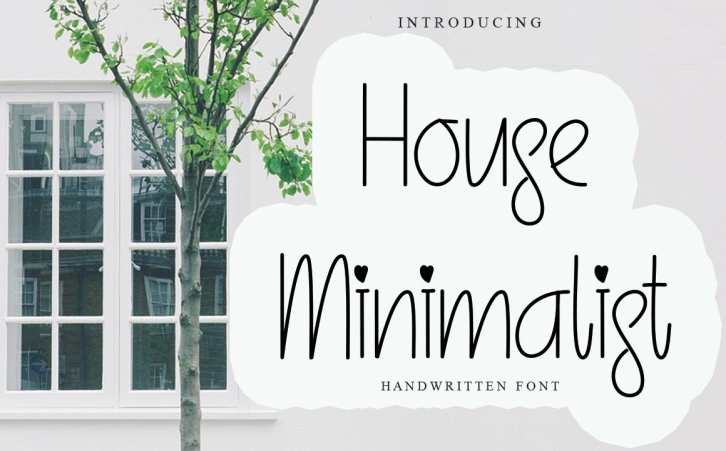 House Minimalist Font Download