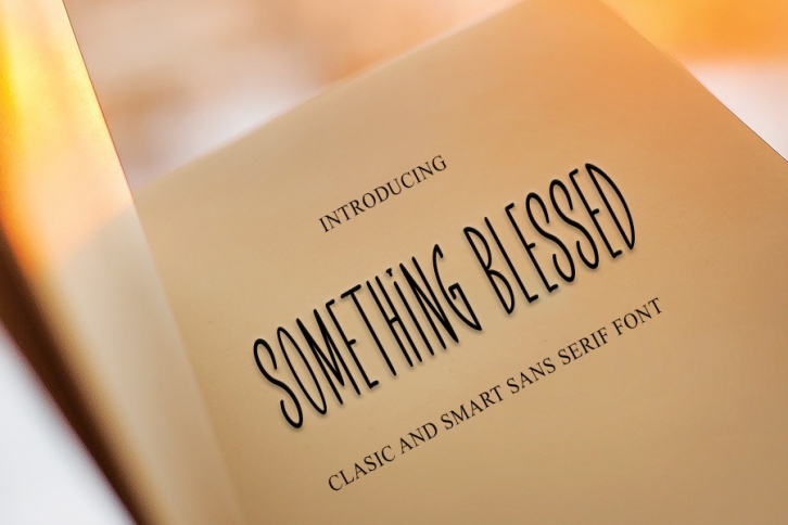 Something Blessed Font Download