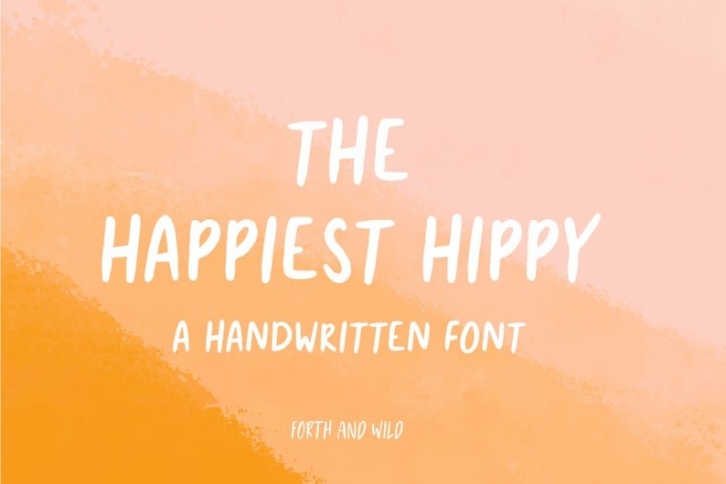 The Happiest Hippy Font Download