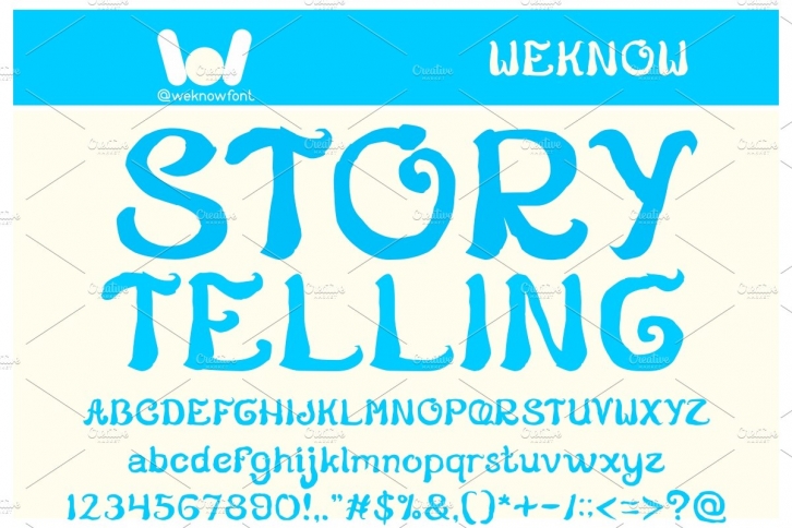 story telling font Font Download