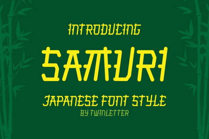 Samuri Faux Japanese Font Font Download