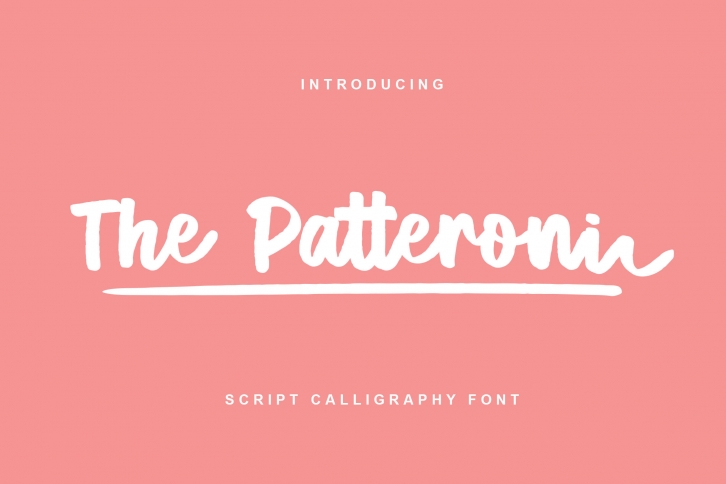The Patteroni Script Font Download