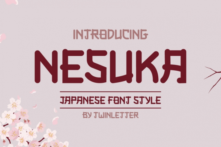 Nesuka Faux Japanese Font Font Download