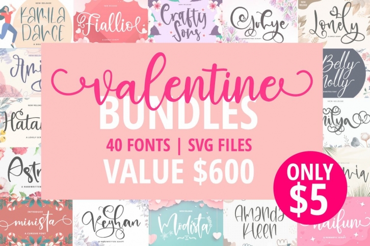 Valentine Bundles Font Download