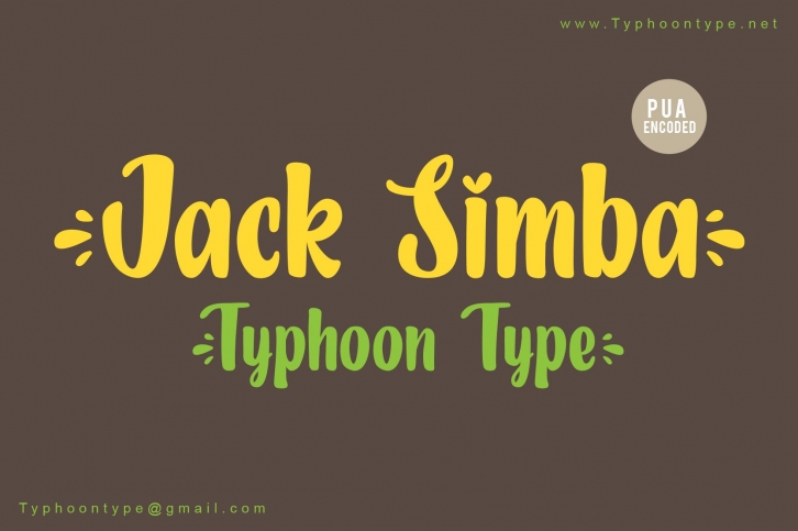 Jack Simba font Font Download