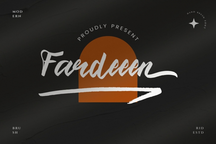Fardeeen // A Natural Handbrush Font Download