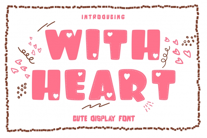 With Heart Font Download