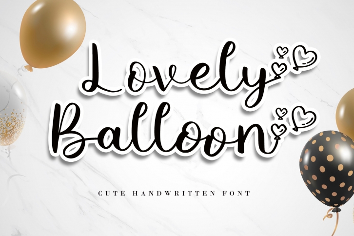 Lovely Balloon Font Download