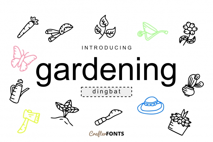 Gardening Doodle Font Download