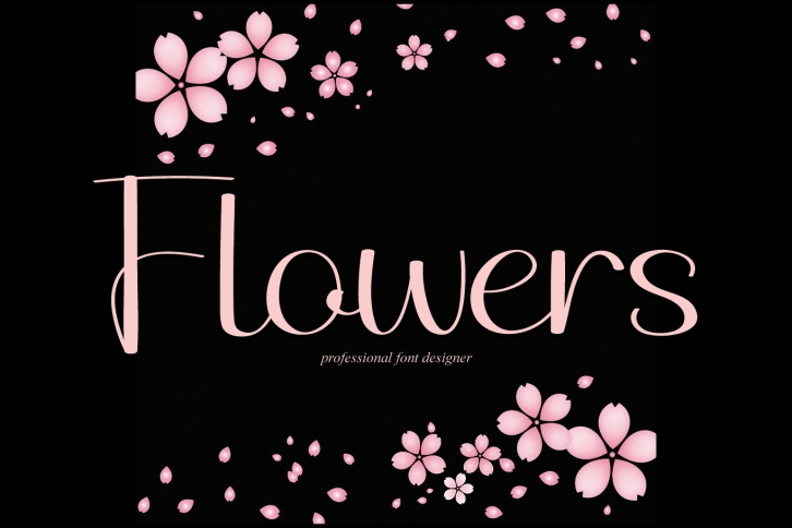 Flowers Font Download