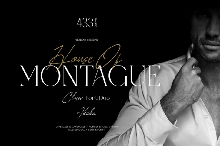 House of Montague - Classic Font Duo Font Download