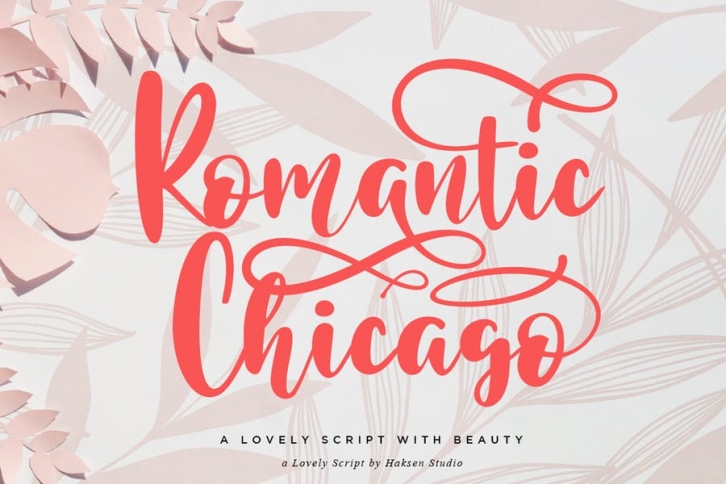 Romantic Chicago Font Download