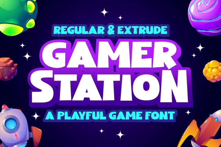 Gamer Station a Playful Game Font Download