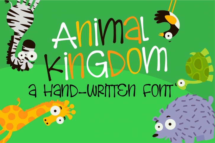 PN Animal Kingdom Font Download