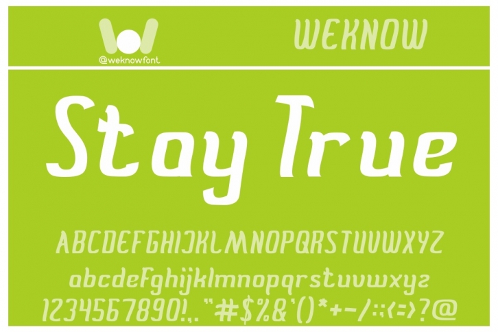 Stay True Font Download