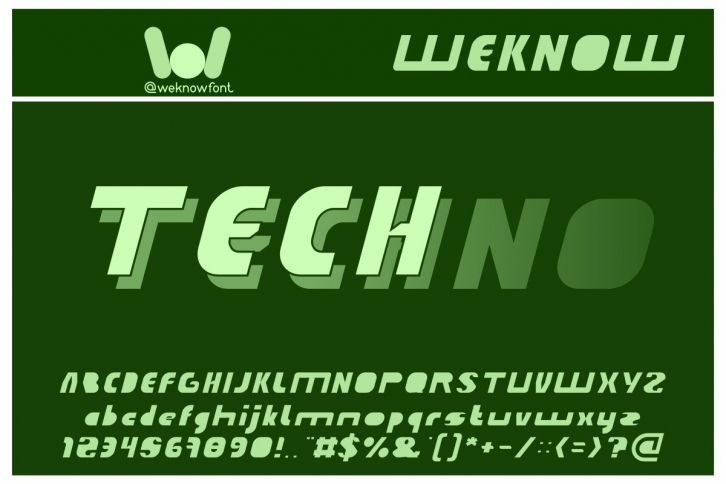 Techno Tech Font Download