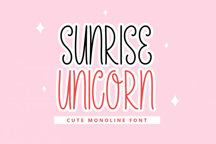 Sunrise Unicorn Font Download