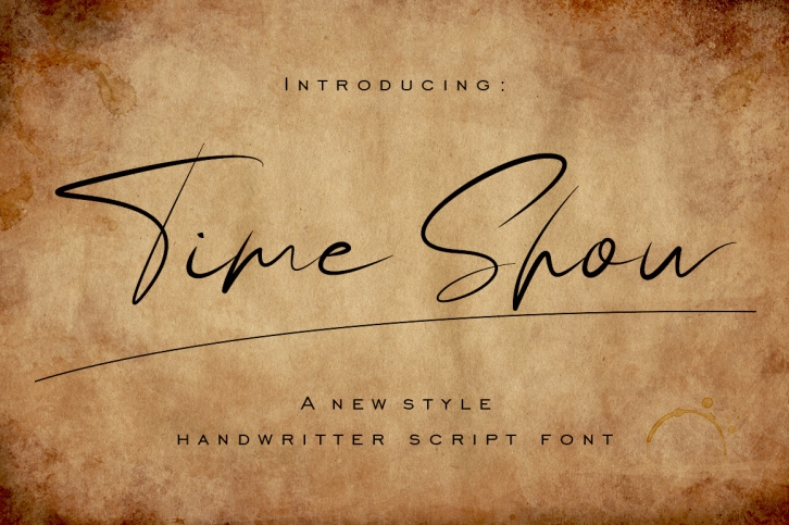 Time Show Font Download
