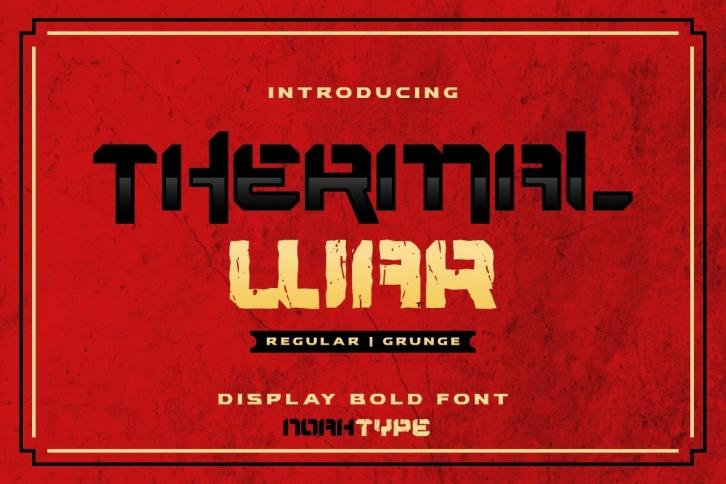 Thermal War Font Download