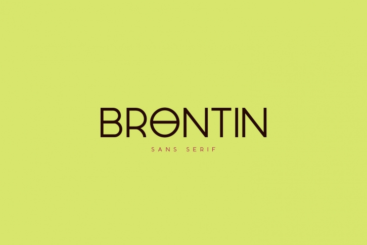 Brontin Font Download