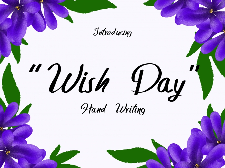Wish Day Font Download