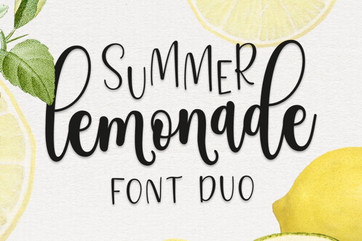 Summer Lemonade Font Download