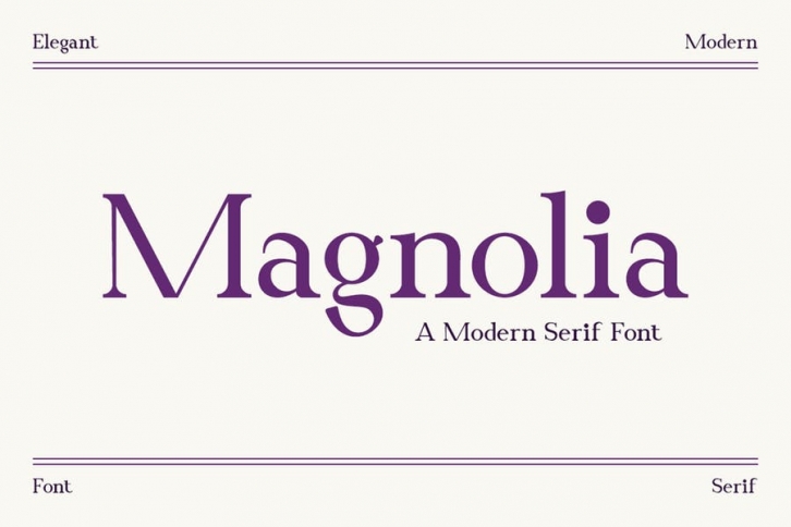 Magnolia - Business Font Font Download