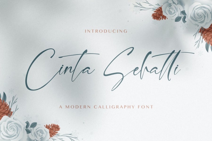 Cinta Sehatti - Calligraphy Font Font Download